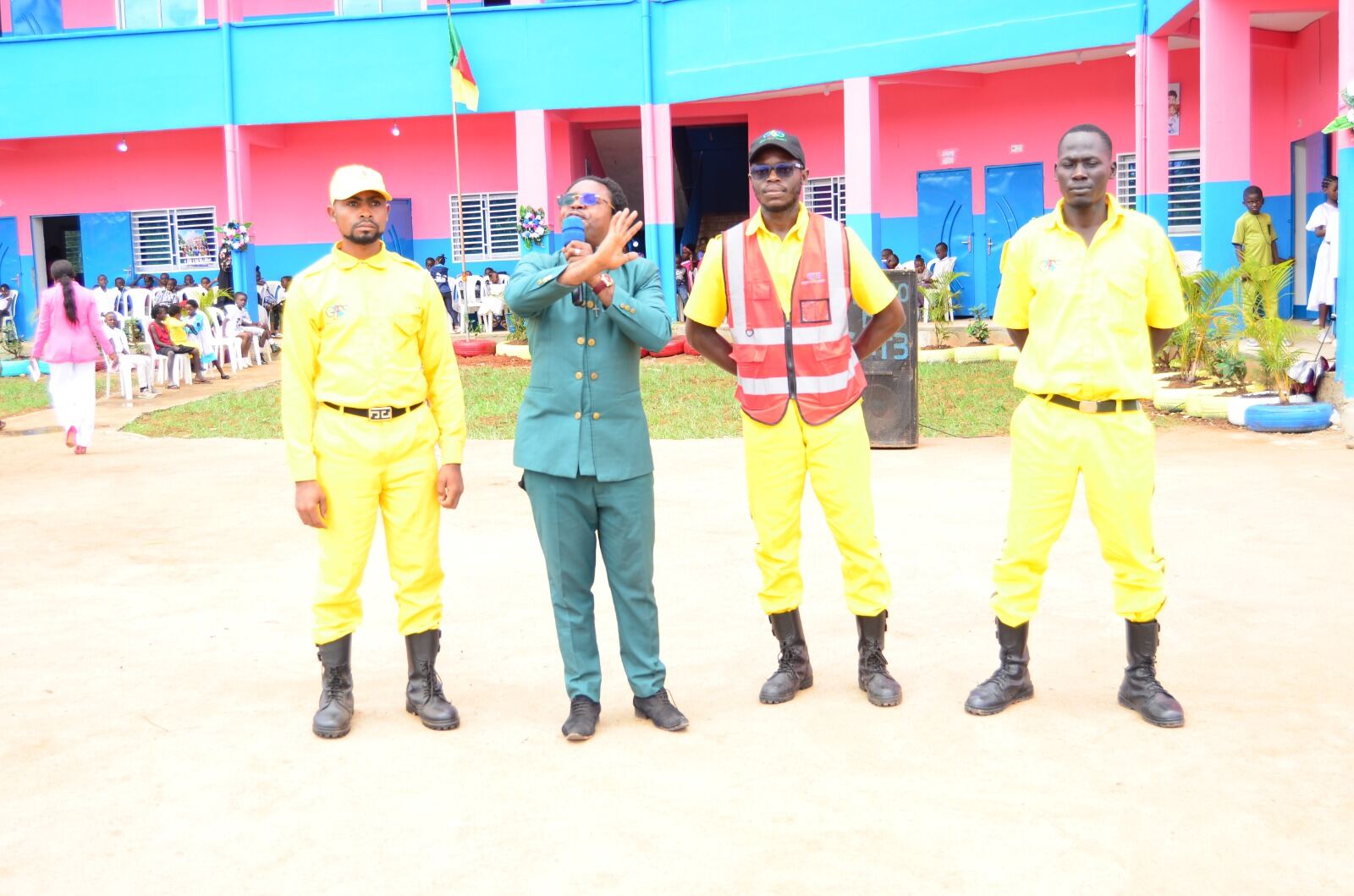 Ribbon-cutting ceremony at the Yaoundé campus